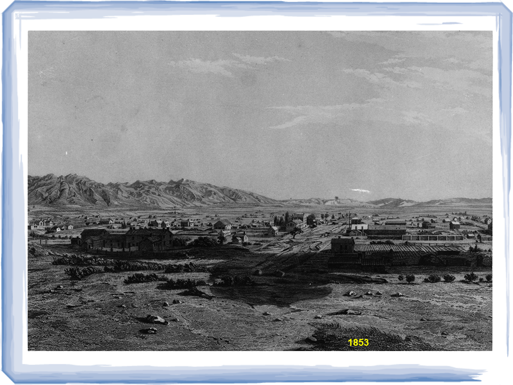 A town in the desert