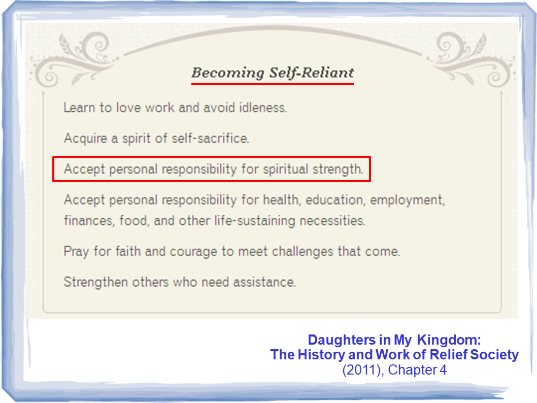 What is a spiritual dole?